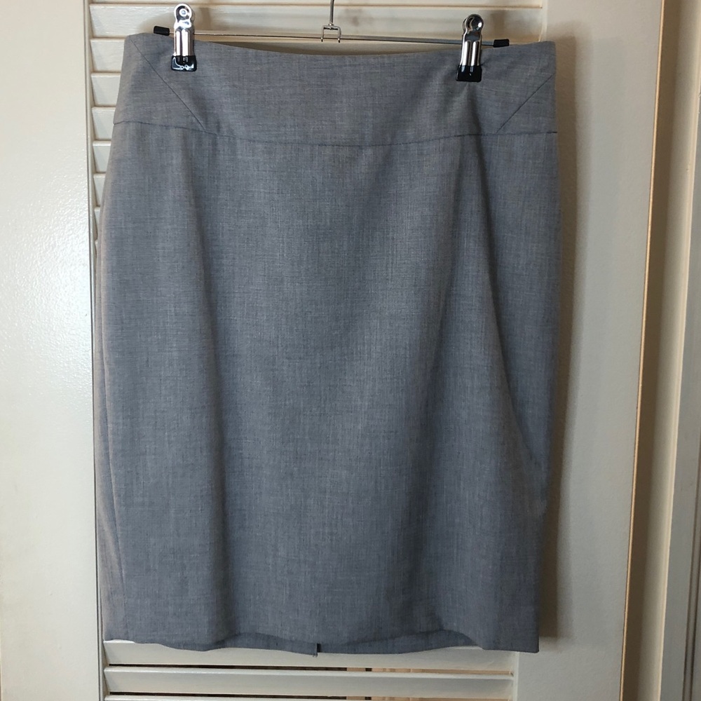 The Limited Gray Pencil Skirt